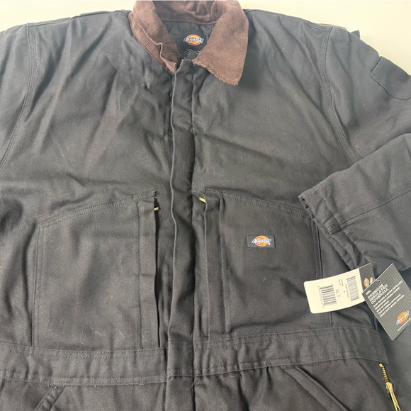 Dickies Work Premium Insulated Coveralls Water Repellent NWT XLT Tall Navy Blue - Picture 6 of 9